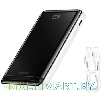 Портативное зарядное устройство Baseus PPCX000002 10000mAh (белый) картинка 10